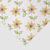 水彩ひまわり模様 薄葉紙 (詳細)