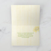 水彩ひまわり牧場結婚sありがとう サンキューカード (内部)