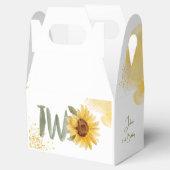 水彩ひまわり第2誕生日 フェイバーボックス (オープン)
