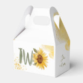 水彩ひまわり第2誕生日 フェイバーボックス (正面サイド)