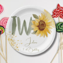 水彩ひまわり第2誕生日