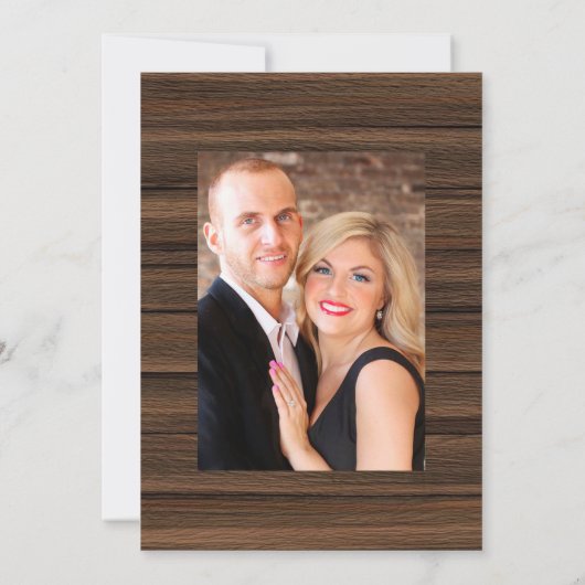 水彩ひまわり素朴幾何学模様結婚 招待状 (裏面)