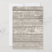 水彩ひまわり素朴結婚式招待状 招待状 (裏面)