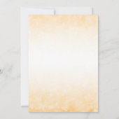 水彩ひまわり結婚式招待状 招待状 (裏面)