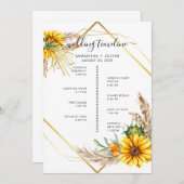 水彩ひまわり観光素朴計画 プログラム (正面/裏面)