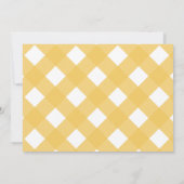 水彩ひまわり誕生日パーティー招待状 招待状 (裏面)