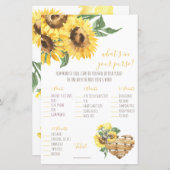 水彩ひまわり財布の中には何が入っているの?ゲーム (正面/裏面)