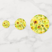 水彩ひまわり2 コンフェッティ (裏面)