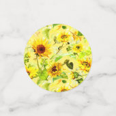 水彩ひまわり2 コンフェッティ (スモール正面)