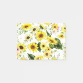 水彩ひまわり7 ポストイット (正面)