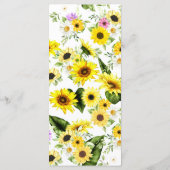 水彩ひまわり7 メニュー (裏面)