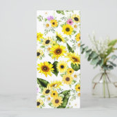 水彩ひまわり7 メニュー (スタンド正面)