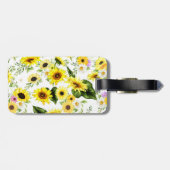 水彩ひまわり7 ラゲッジタグ (裏面横)
