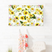 水彩ひまわり7 横断幕 (インサイチュ)