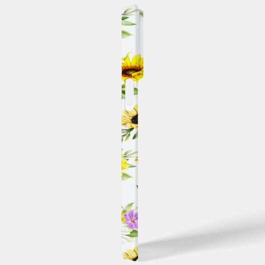 水彩ひまわり7 Case-Mate iPhoneケース (裏面 / 右)