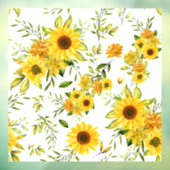 水彩ひまわり8 ウィンドウサイン (シート3)