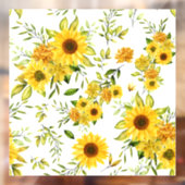 水彩ひまわり8 ウィンドウサイン (シート2)