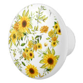 水彩ひまわり8 セラミックノブ (右)