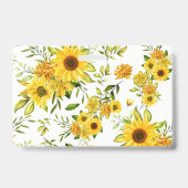 水彩ひまわり8 バッジ (裏面)