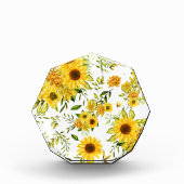 水彩ひまわり8 フォトブロック (正面)