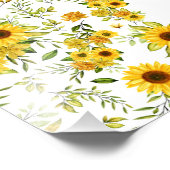 水彩ひまわり8 フォトプリント            (角)