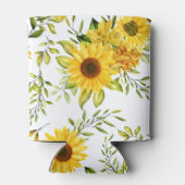 水彩ひまわり8 缶クーラー (裏面)