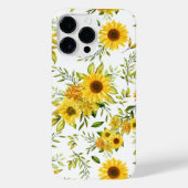 水彩ひまわり8 iPhoneケース (裏面)