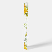 水彩ひまわり8 iPhoneケース (右側面)