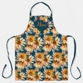 水彩ひまわり エプロン (正面)