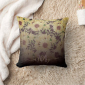 水彩ひまわり クッション (ブランケット)