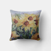 水彩ひまわり クッション (裏面)