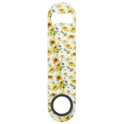 水彩ひまわり スピード栓抜き (正面)