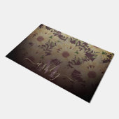 水彩ひまわり ドアマット (アングル)