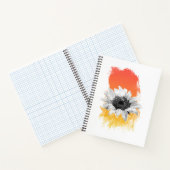 水彩ひまわり ノートブック (内部)