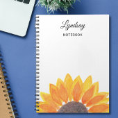 水彩ひまわり ノートブック