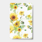 水彩ひまわり バッジ (裏面)