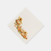 水彩ひまわり&パイ スタンダードカクテルナプキン (角)