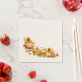 水彩ひまわり&パイ スタンダードカクテルナプキン (インサイチュ)