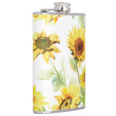 水彩ひまわり フラスク (右)