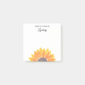 水彩ひまわり ポストイット (正面)