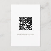 水彩ひまわり ミニマル エレガント ウェディング エンクロージャーカード (裏面)