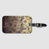 水彩ひまわり ラゲッジタグ (正面横)