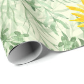 水彩ひまわり ラッピングペーパー (ロールコーナー)