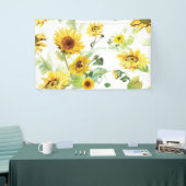 水彩ひまわり 横断幕 (トレードショー)