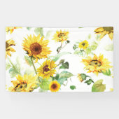 水彩ひまわり 横断幕 (横)