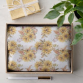 水彩ひまわり 薄葉紙 (ギフト)