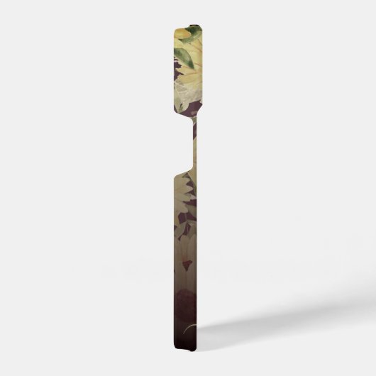 水彩ひまわり iPhoneケース (右側面)