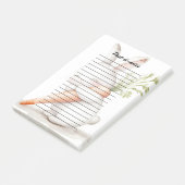 水彩ふわふわバニーニンジン愛 ポストイット (アングル)