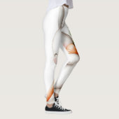 水彩ふわふわバニーニンジン愛 レギンス (右)