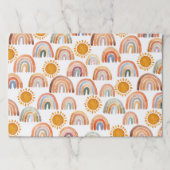 水彩ぼお洒落ほ虹と太陽   ペーパーパッド (正面)